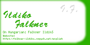 ildiko falkner business card